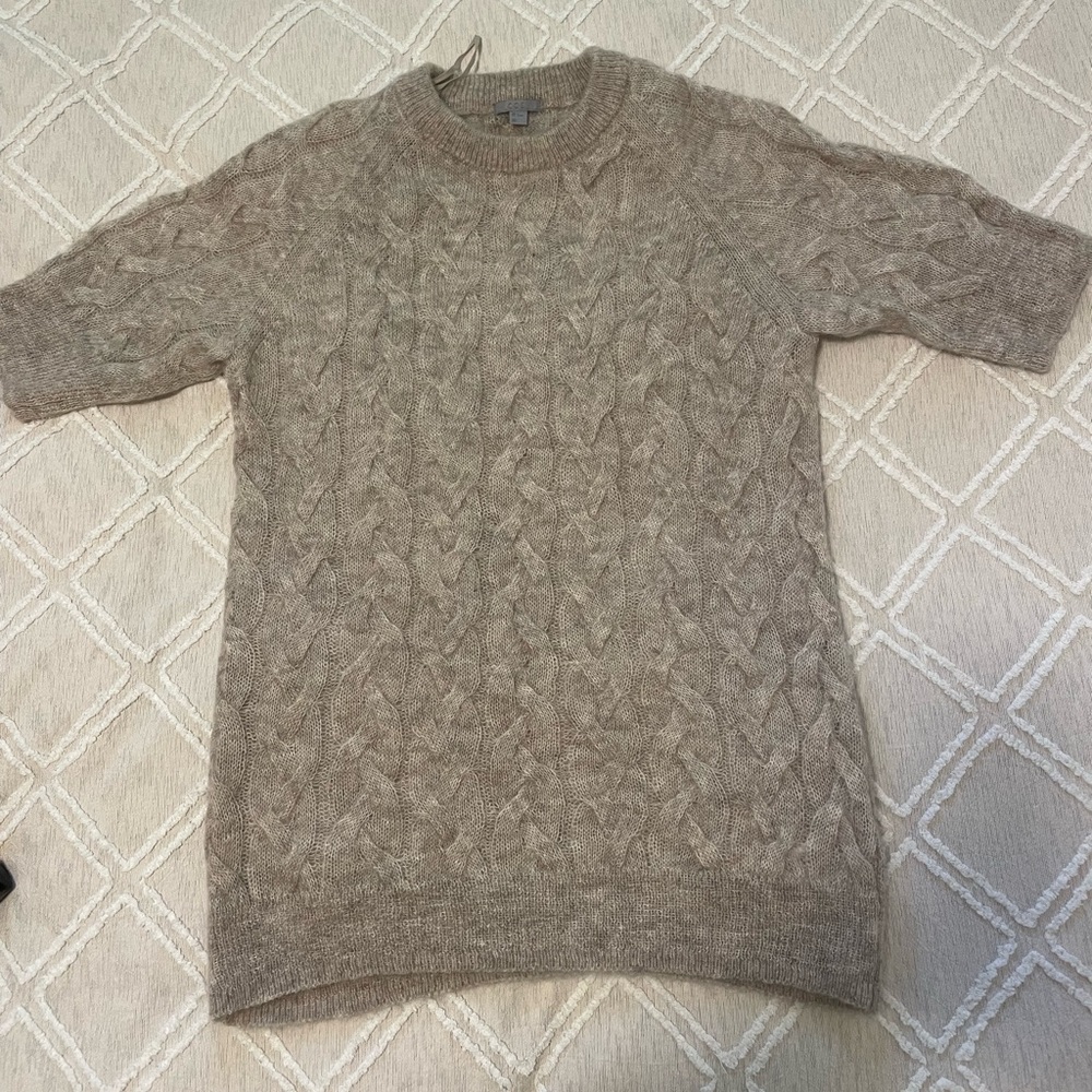 COS mohair wool cable knit